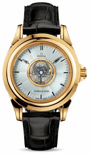 Omega De Ville Tourbillon Yellow Gold / Silver 5913.30.32 (59133032)